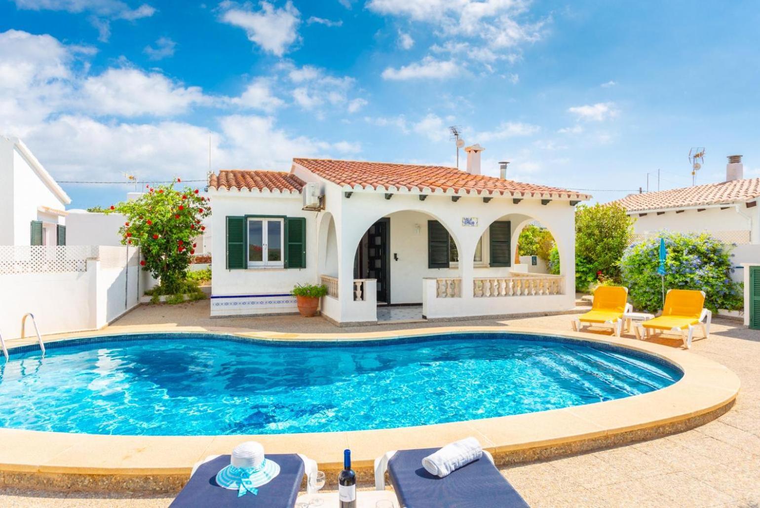 Villa Emilio Cala En Porter  المظهر الخارجي الصورة